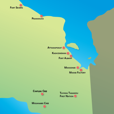 Area Map of Service Area